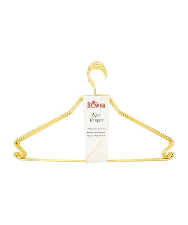 بسته ۶ عددی چوب لباسی استیل رد فلاور کد 60019